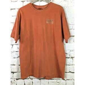 COMFORT COLORS "Bud Lilly's Trout Shop" Graphic 100% Cotton Tee Fishing Size XL